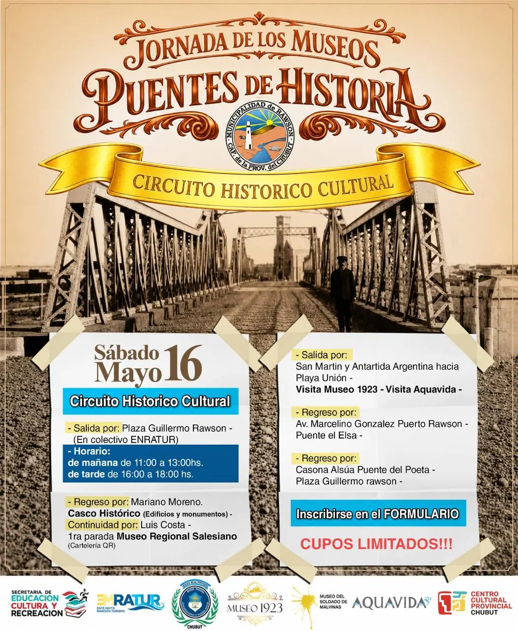 Rawson celebra el "Día Internacional de los Museos"