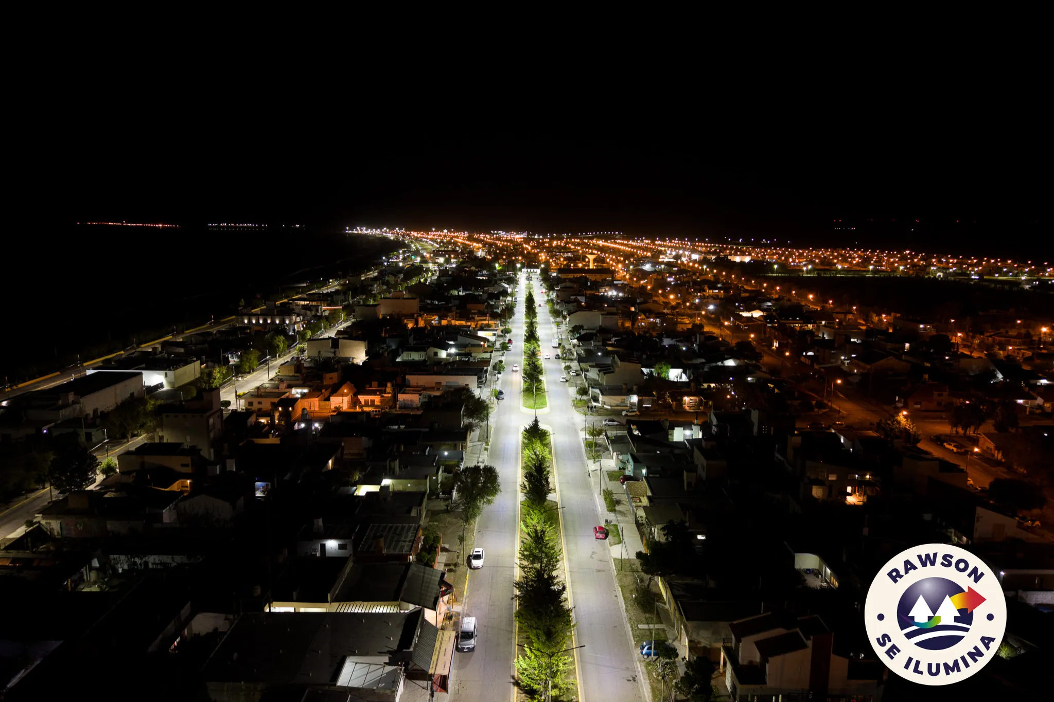Se renovó la iluminación led en la tercera fila de Playa Unión