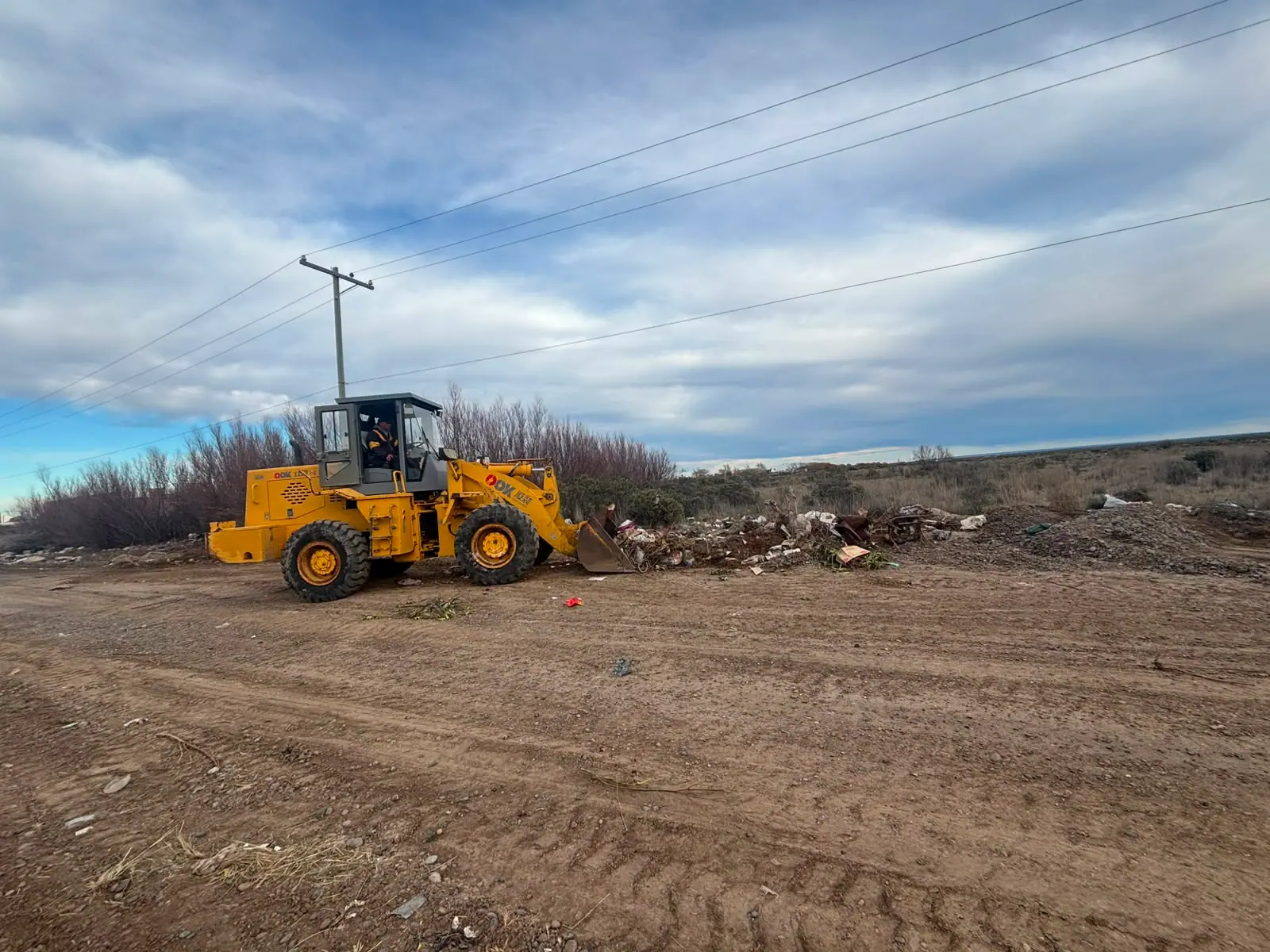 Rawson refuerza la limpieza de mini basurales