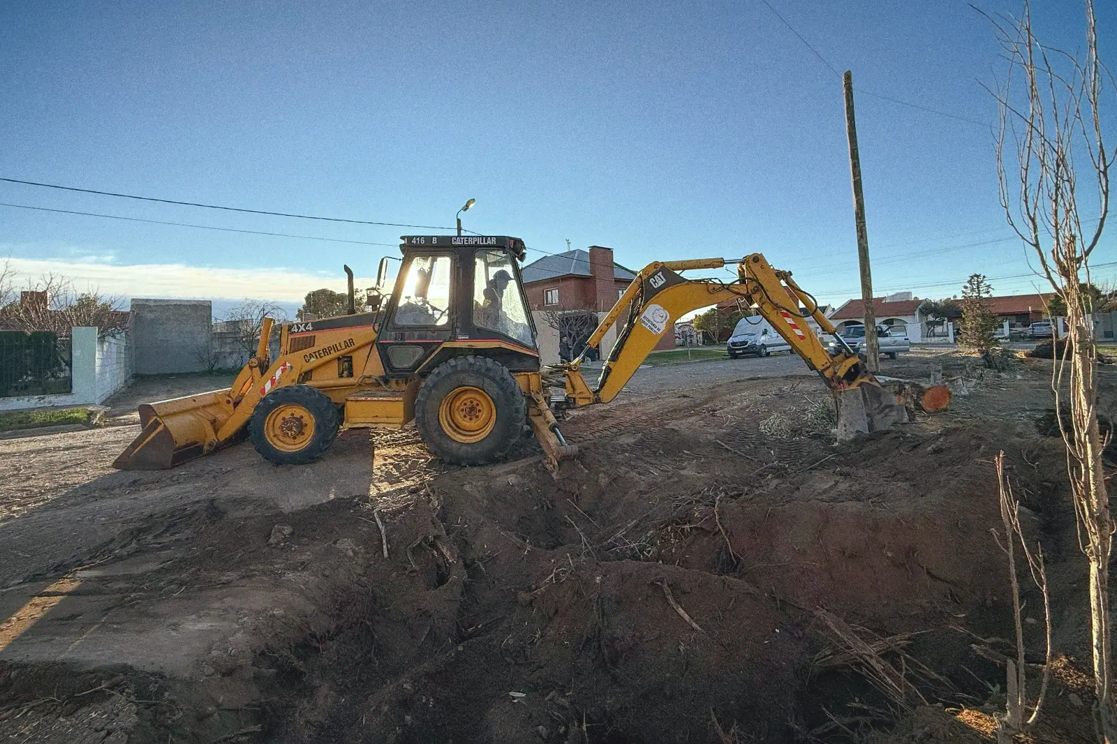 La Municipalidad realiza trabajos de saneamiento en diferentes barrios