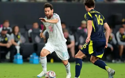 Golazo de Messi en el empate de Inter Miami contra Nashville