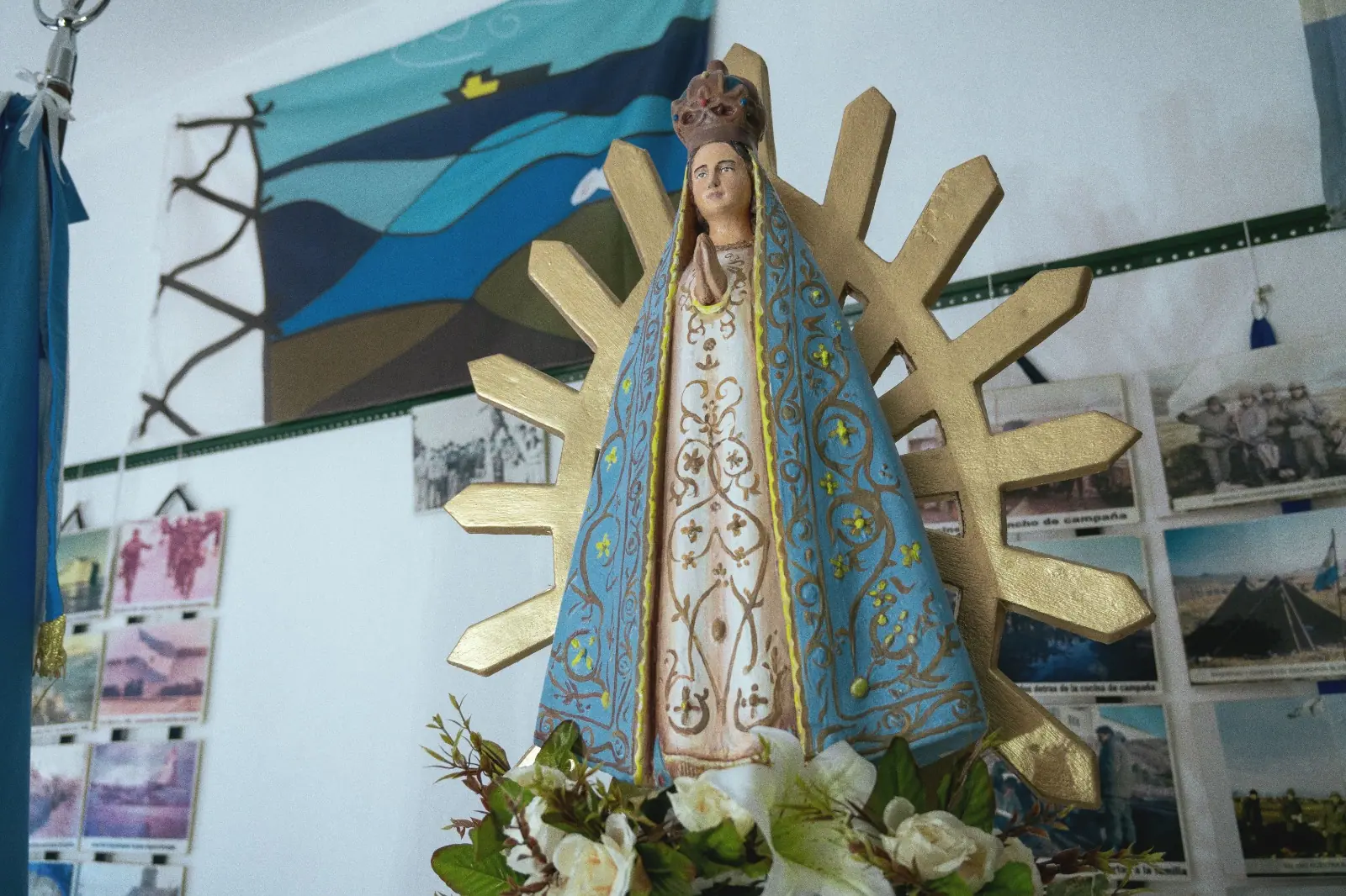 Este domingo Entronizarán la Virgen Malvinera en Playa Unión