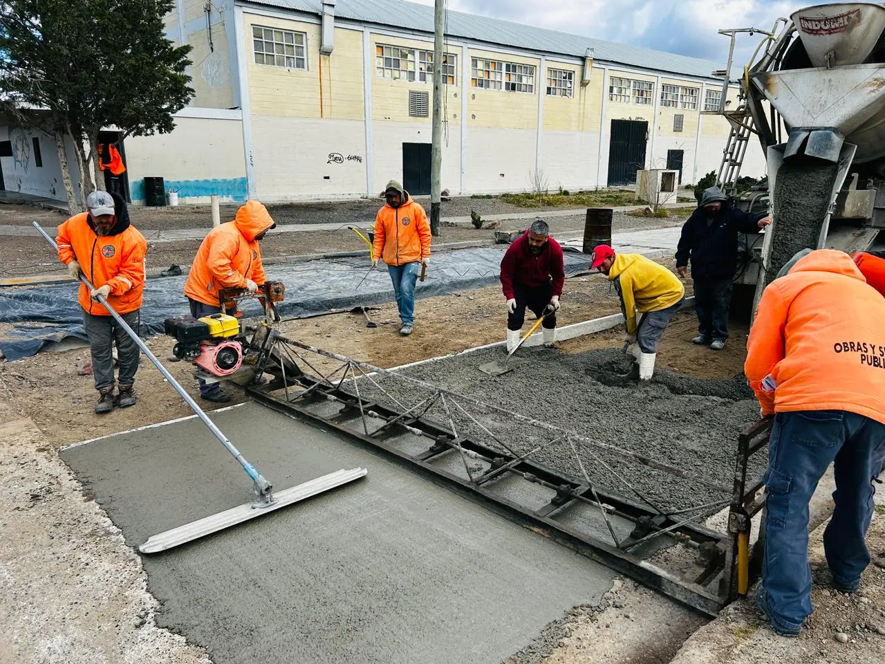 Sigue el plan de pavimentación en Rawson