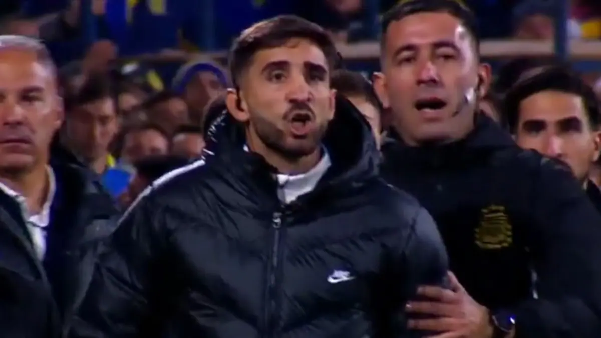 “Corrupto hijo de p...”: el fuerte insulto del hijo de Costas al árbitro en Central-Racing