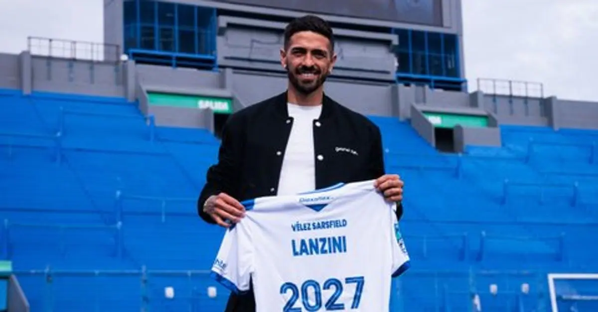 Manuel Lanzini renovó su contrato en Vélez por otro año más