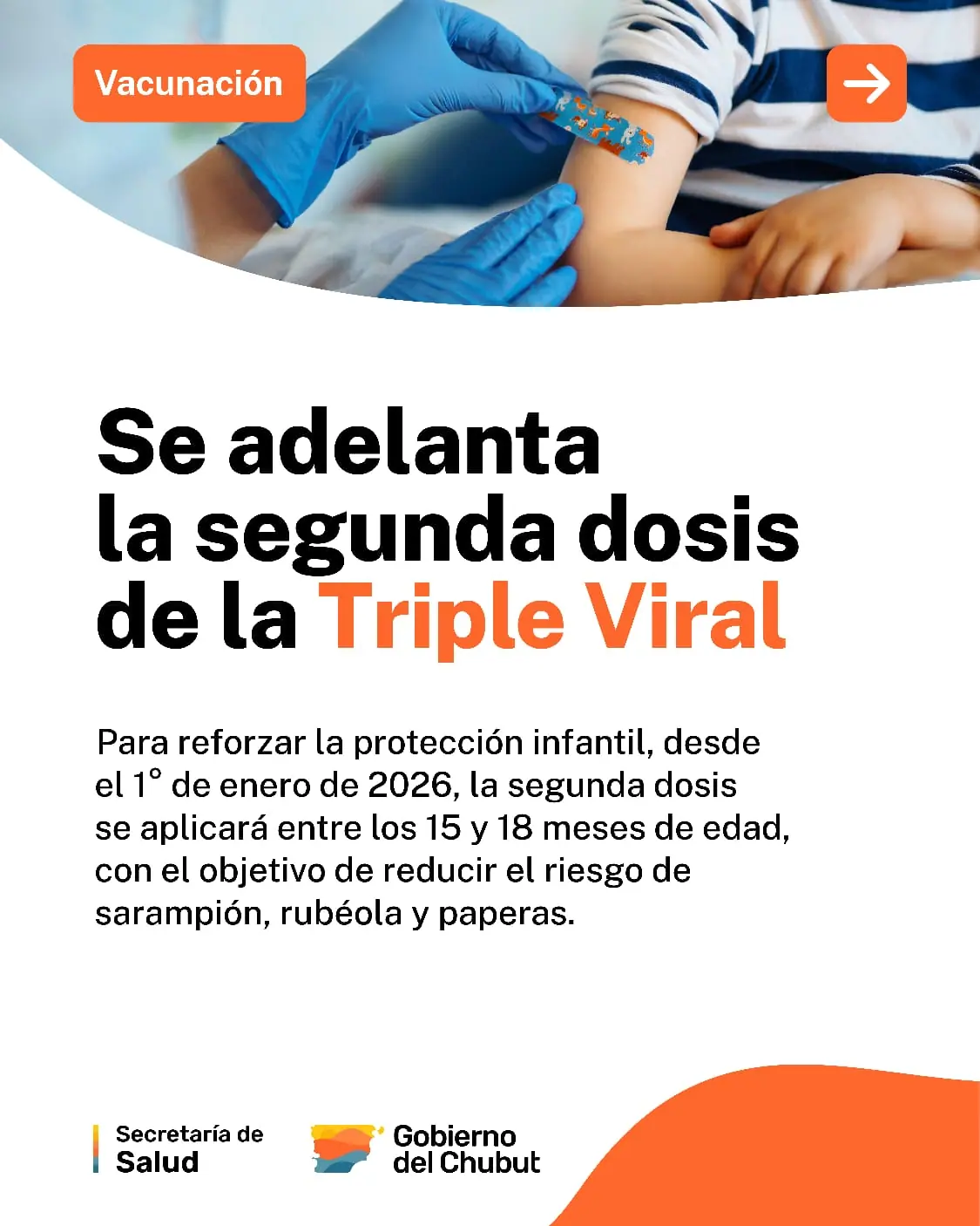 Vacunación Infantil: Salud solicitó a las familias que completen el esquema de la vacuna Triple Viral