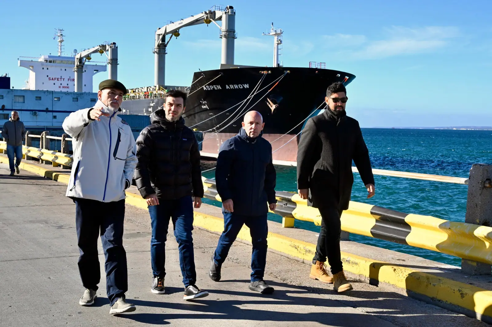 Provincia avanza con una obra estratégica de más de $8 mil millones para infraestructura en el Puerto de Madryn