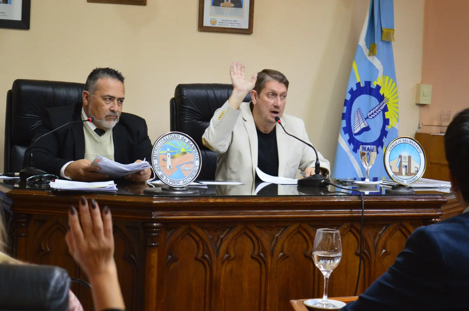 "Vamos a defender a Rawson"