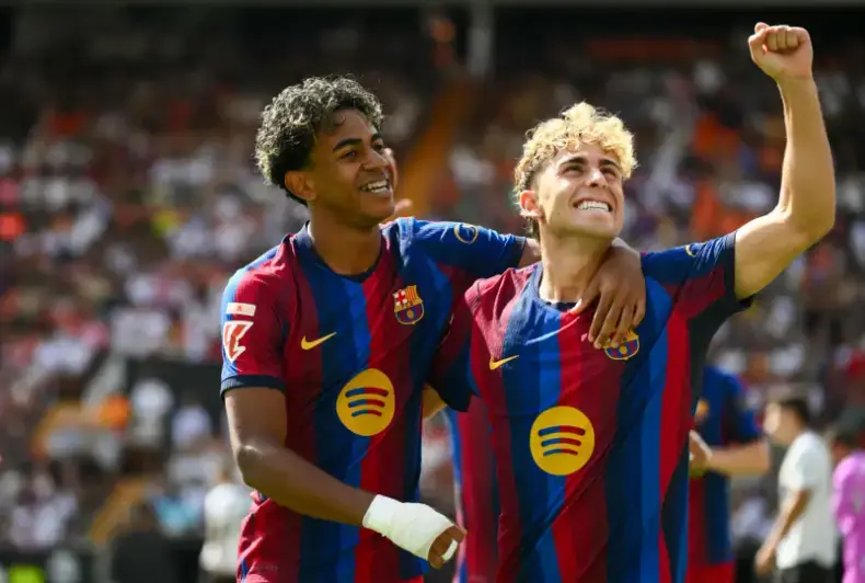 El Barcelona goleó 5-0 al Valencia