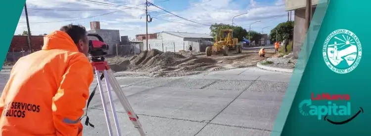 Rawson comenzó con la construcción de cordón cuneta en las 490 Viviendas