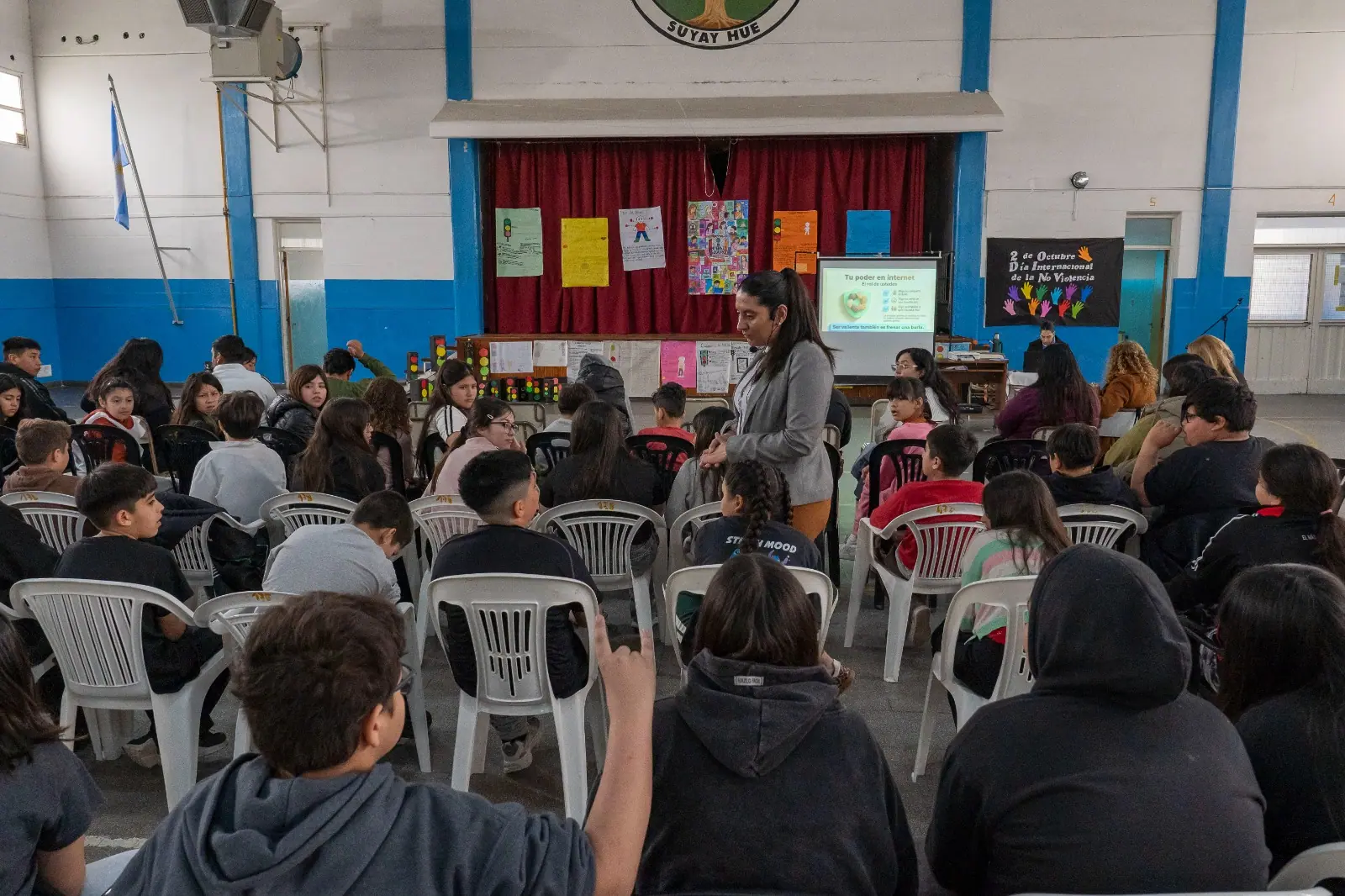 Alumnos de la Escuela 178 realizaron una jornada sobre Grooming y Violencia Digital