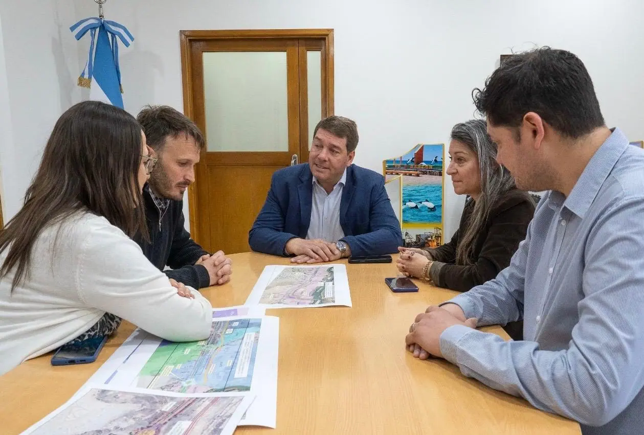Analizaron el proyecto de la doble Trocha Rawson-Trelew