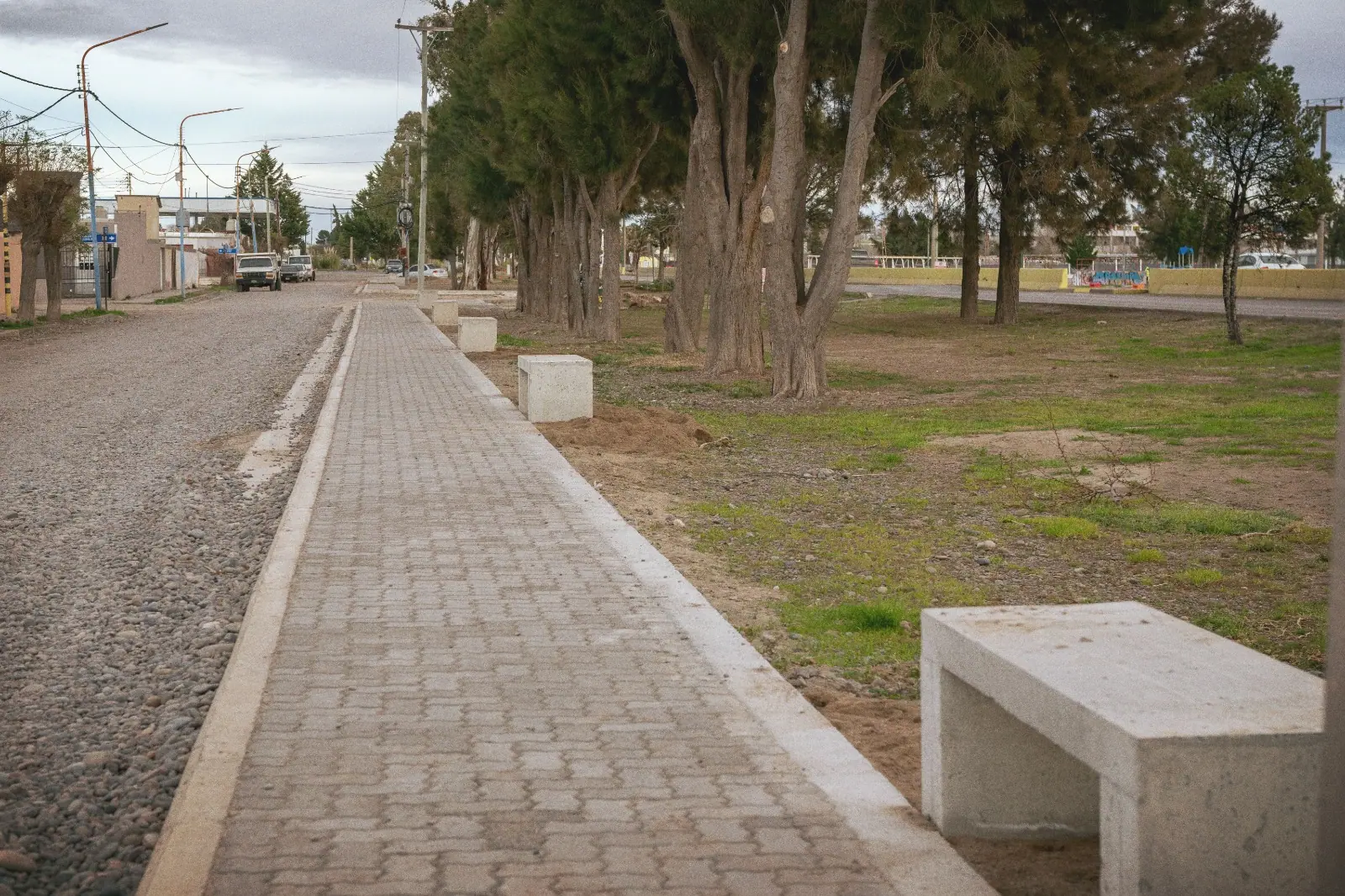 Rawson finalizó las obras del "Paseo del Luis Vernet"