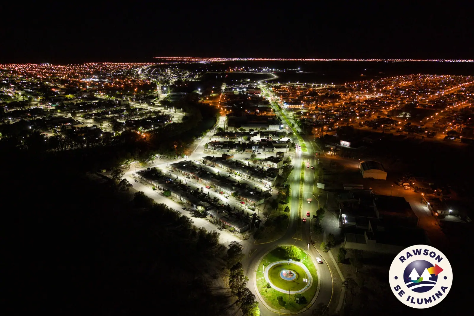 Vecinos del B°Hunt destacan el recambio de luminarias LED