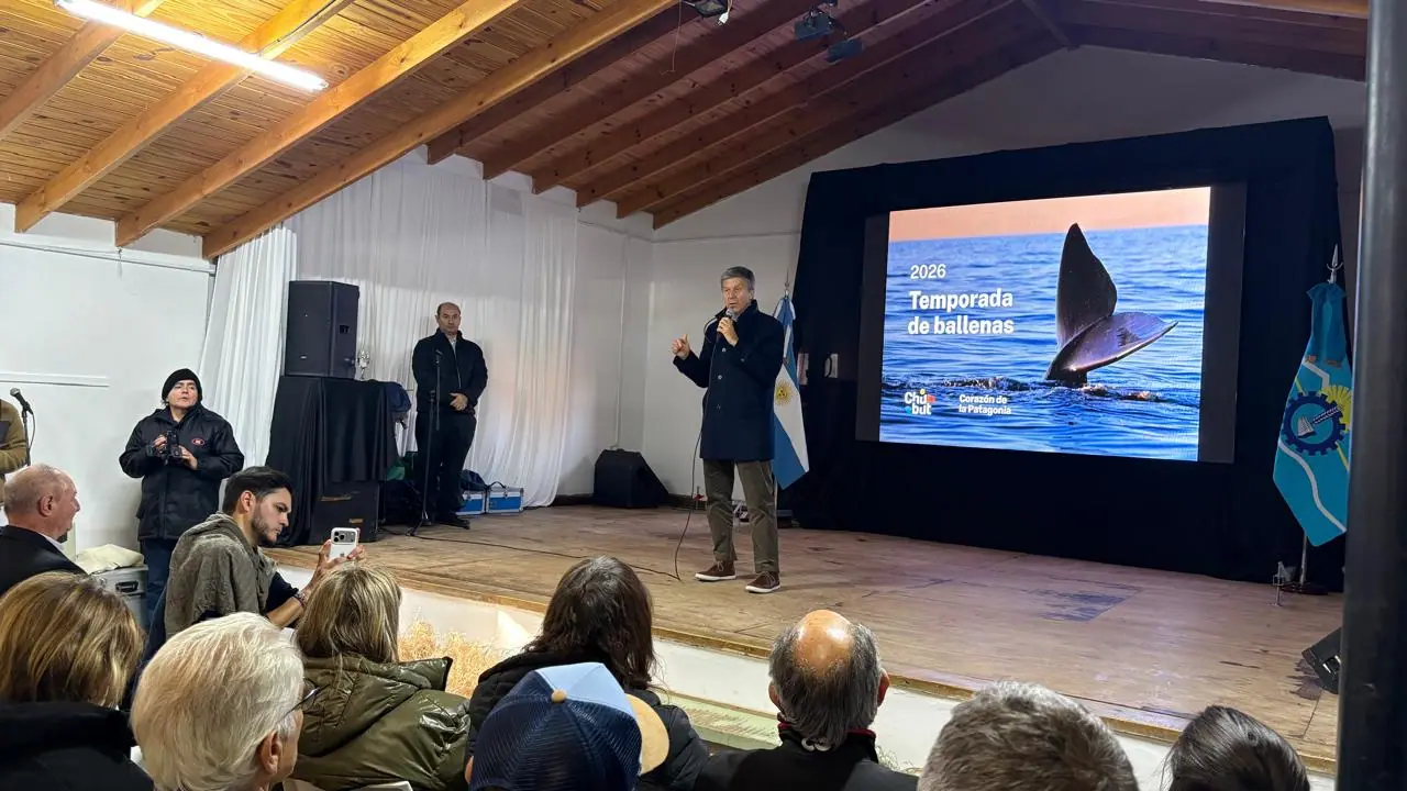 Chubut inauguró la Temporada de Ballenas 2026