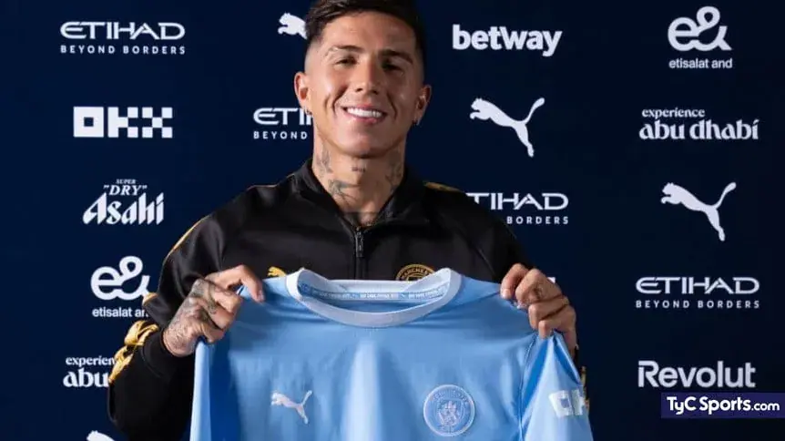 Enzo Fernández le agradeció al DT del Manchester City por su traspaso