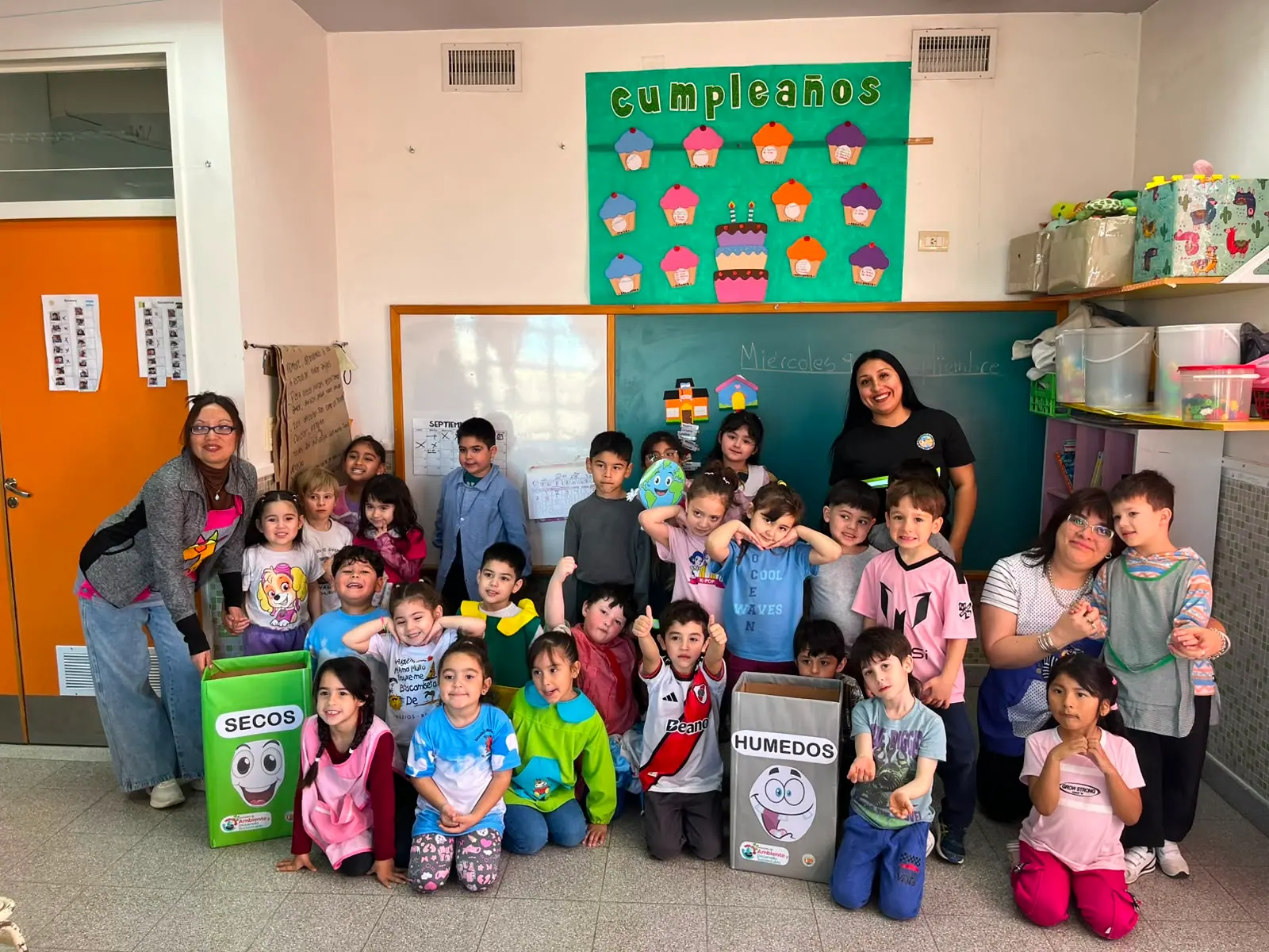 Niños de Jardines Municipales aprendieron a separar residuos