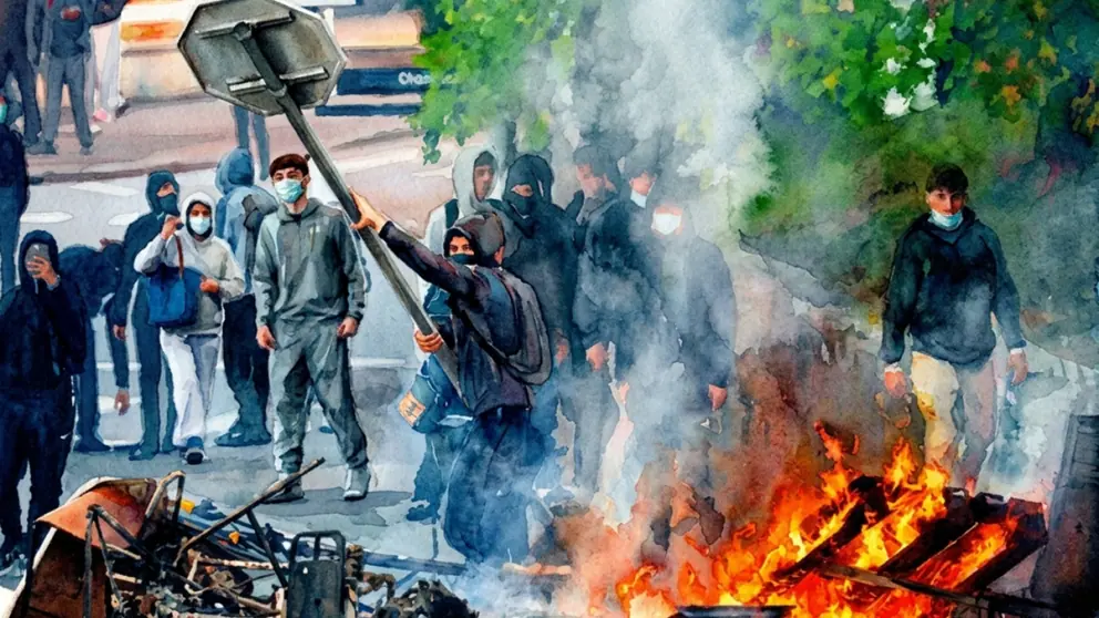 Protestas estudiantiles en Francia: 450.000 según organizadores