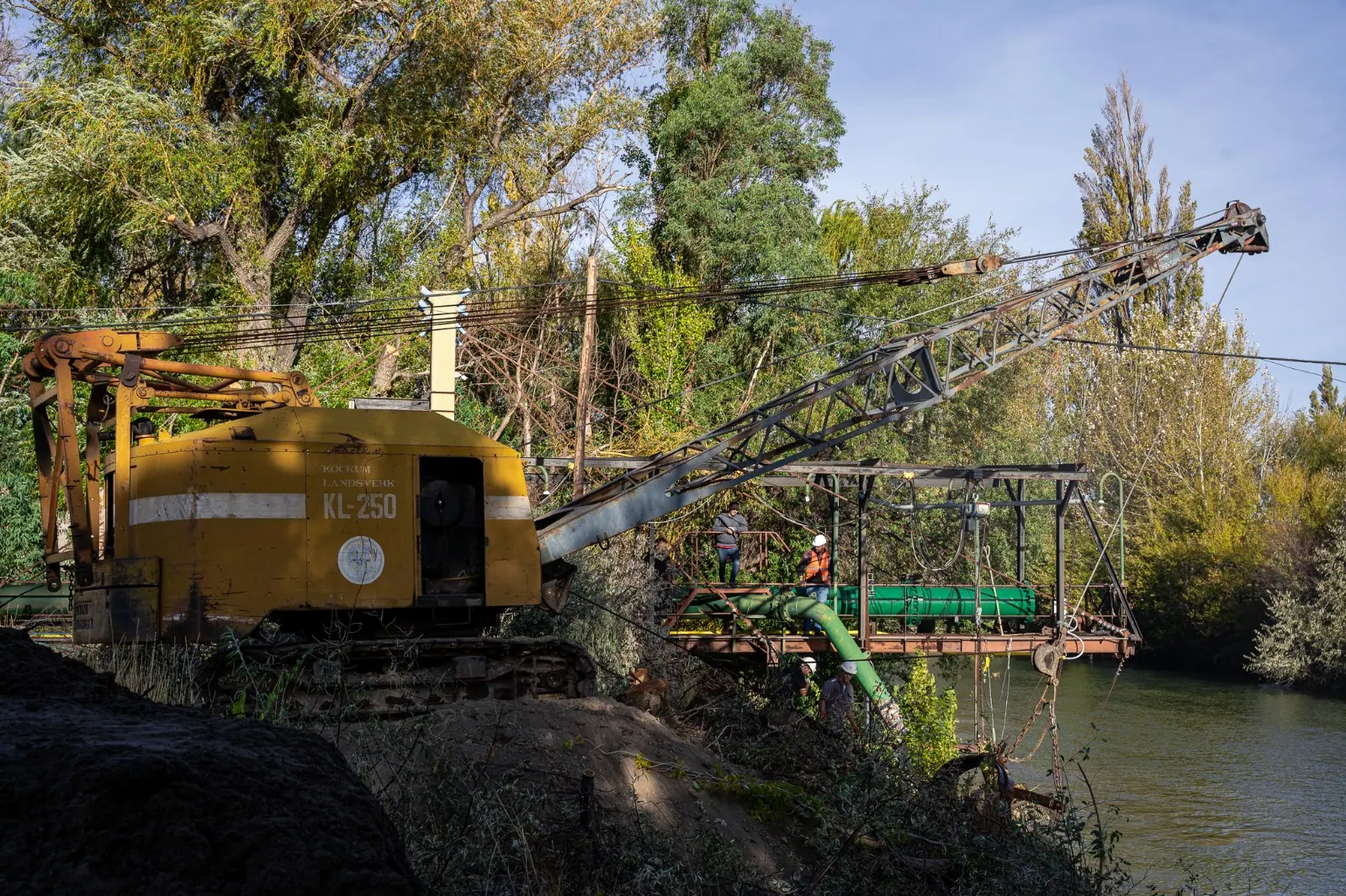 Avanza el dragado y mantenimiento en la Planta Potabilizadora