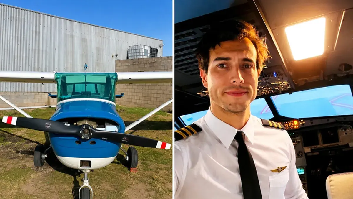 Cuál es la principal hipótesis de la caída del instructor desde un avión en Córdoba