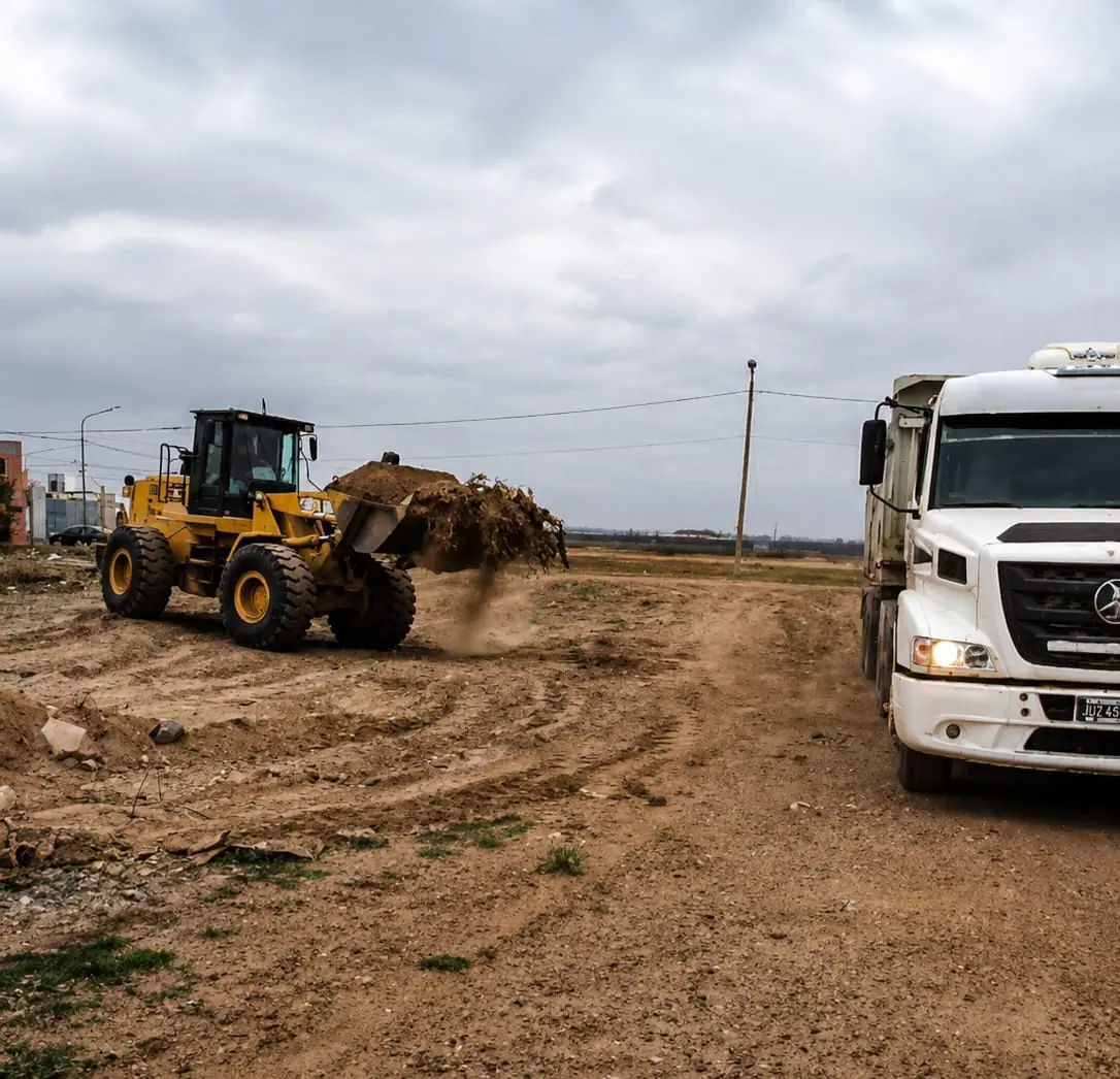 Se realizaron trabajos de limpieza y demarcación de calles en los 711 lotes