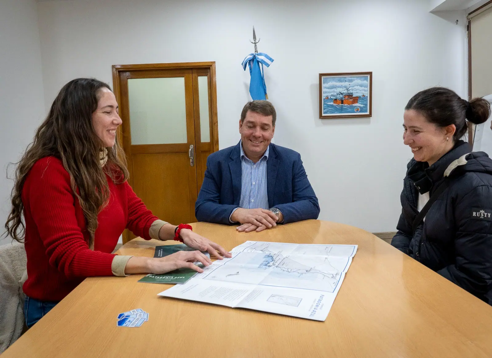 Biss recibió a representantes de la Fundación Rewilding Argentina