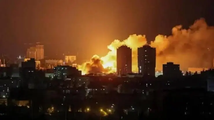 Rusia lanzó un ataque masivo de drones contra Zaporiyia