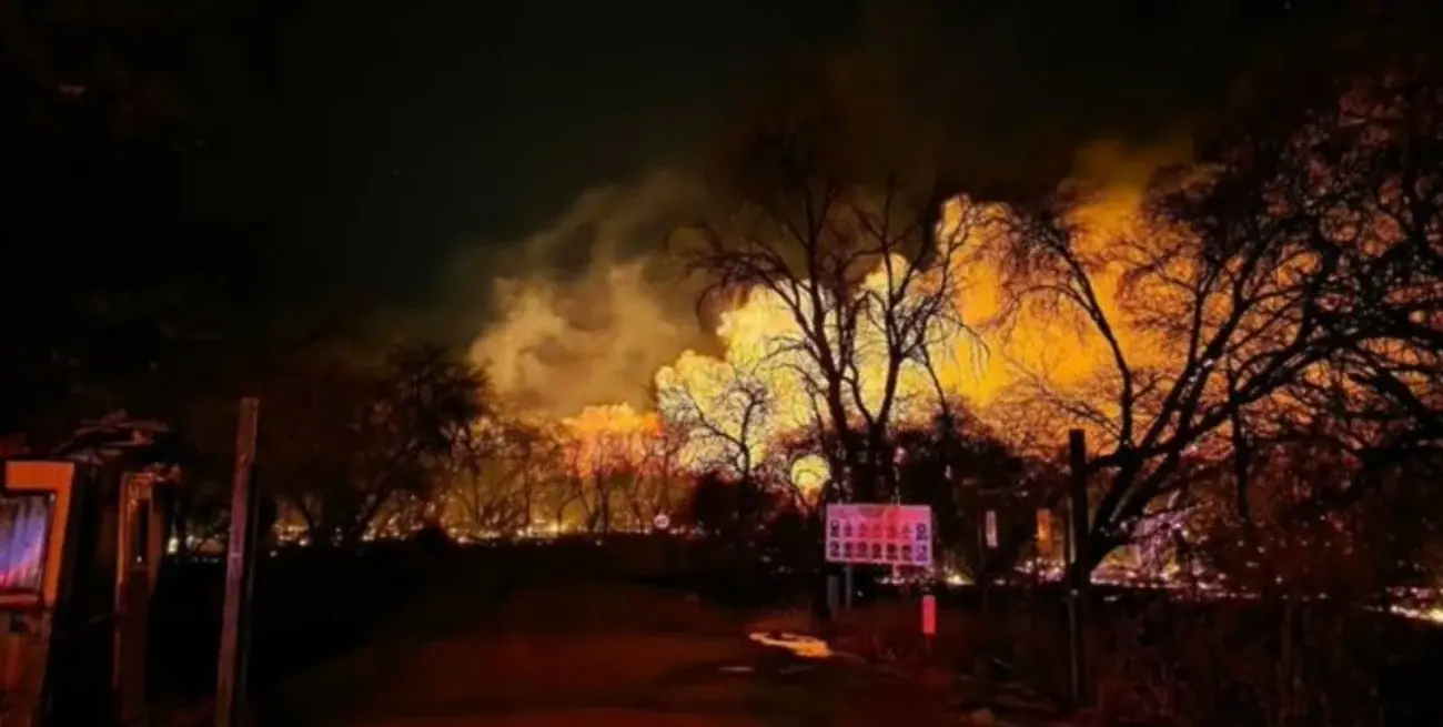 Salta: incendio forestal en Cafayate ya consumió cerca de 200 hectáreas