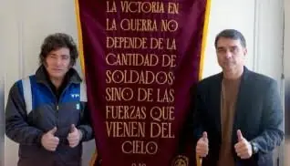 “Felicitaciones querido amigo por esta histórica elección ante el comunista de Lula"