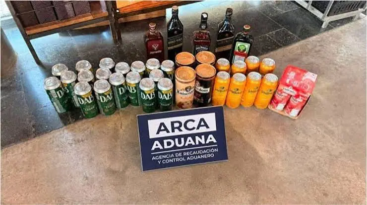 Golpe al contrabando: secuestraron bebidas por más de 67 millones de pesos