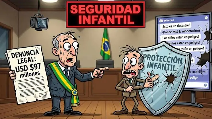 Brasil demanda a Discord y reclama 97 millones de dólares por fallas en protección de menores