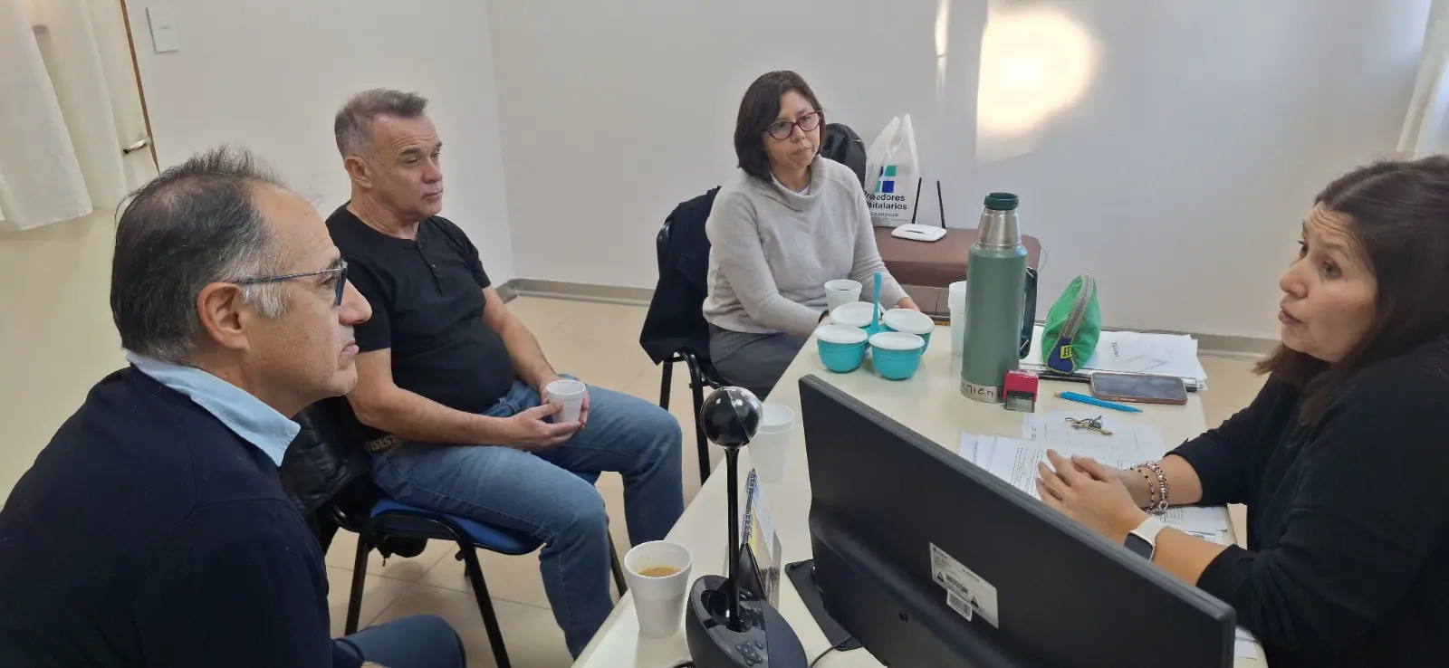 Autoridades de la Secretaría de Salud provincial visitaron el Hospital Rural de Sarmiento